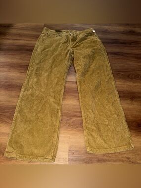 Levi's Low Pro Women's NWT Brown Corduroy Pants Size 33x30Mid Rise Straight Leg